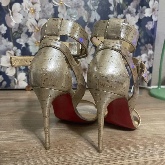 CHRISTIAN LOUBOUTIN Liege Pepite Multipot 100 Sandals - Picture 3 of 5